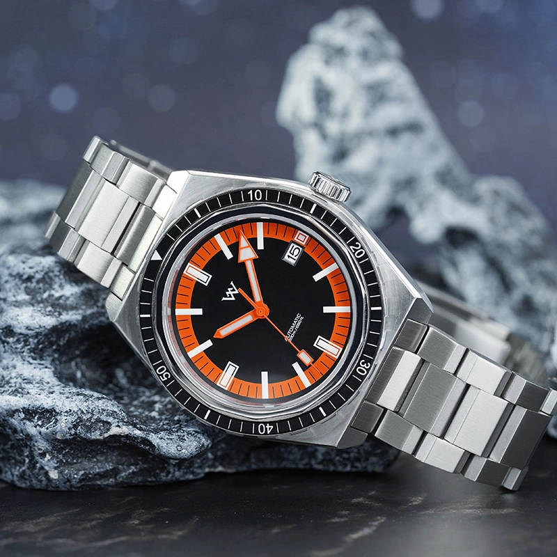 WM194 - WM Watch NH35 Sapphire Crystal Glass with AR Coating 20Bar Glass Bezel Men's Automatic Mechanical  Watch