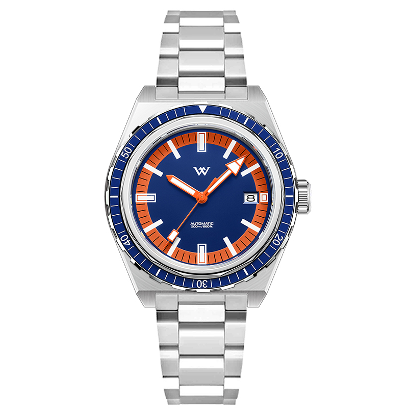 WM194 - WM Watch NH35 Sapphire Crystal Glass with AR Coating 20Bar Glass Bezel Men's Automatic Mechanical  Watch