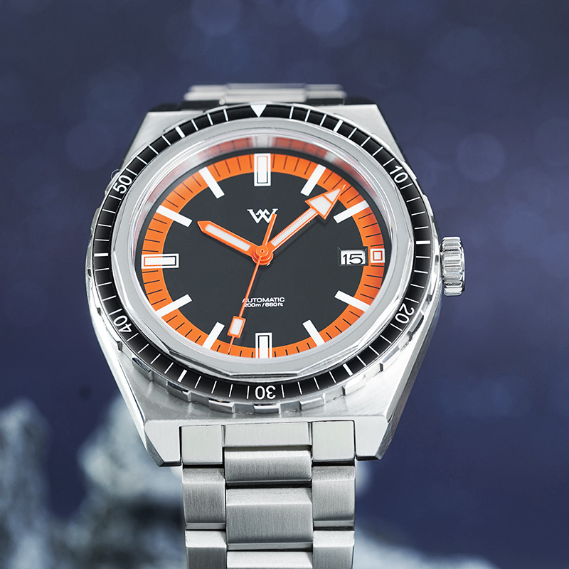 WM194 - WM Watch NH35 Sapphire Crystal Glass with AR Coating 20Bar Glass Bezel Men's Automatic Mechanical  Watch