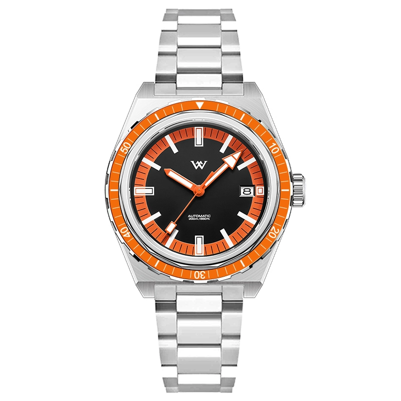 WM194 - WM Watch NH35 Sapphire Crystal Glass with AR Coating 20Bar Glass Bezel Men's Automatic Mechanical  Watch