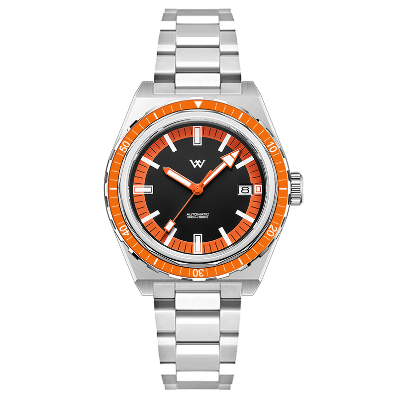 WM194 - WM Watch NH35 Sapphire Crystal Glass with AR Coating 20Bar Glass Bezel Men's Automatic Mechanical  Watch