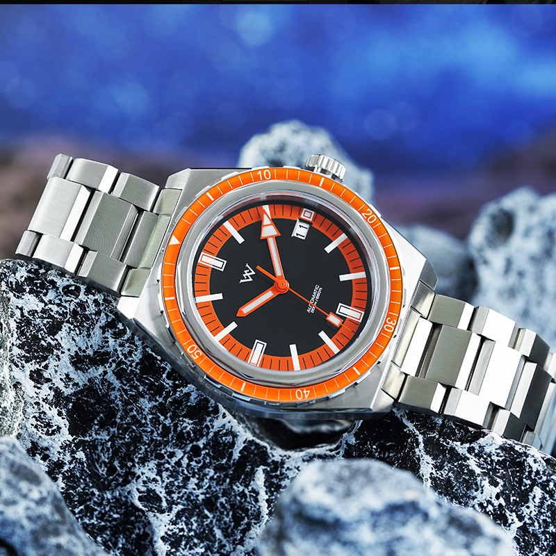 WM194 - WM Watch NH35 Sapphire Crystal Glass with AR Coating 20Bar Glass Bezel Men's Automatic Mechanical  Watch