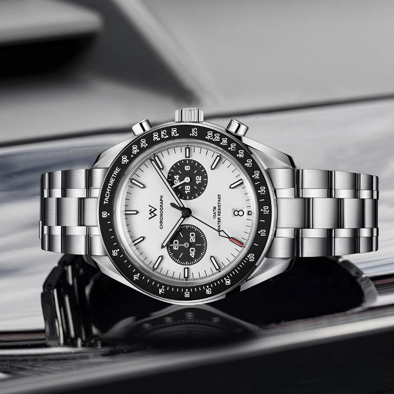 WM191 Chronograph Watch VK64 Quartz Watch 10ATM Men's Watch
