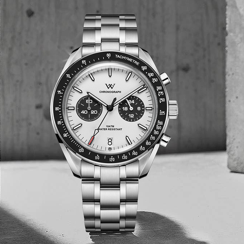 WM191 Chronograph Watch VK64 Quartz Watch 10ATM Men's Watch