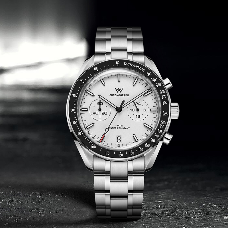 WM191 Chronograph Watch VK64 Quartz Watch 10ATM Men's Watch