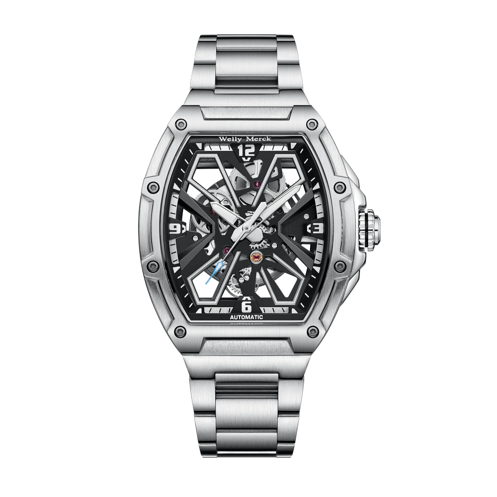 WM180 Skeleton Watch 40.5x47mm MIYOTA 6T27 5BAR Men's Automatic Watch