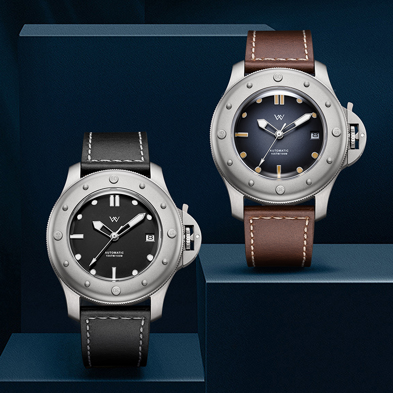 WM200 Titanium Metal Sapphire Miyota8215 100M Waterproof Classic Casual For Men