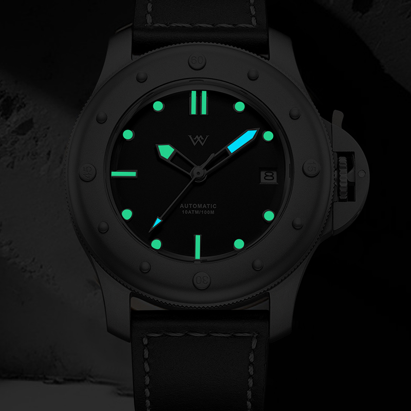 WM200 Titanium Metal Sapphire Miyota8215 100M Waterproof Classic Casual For Men