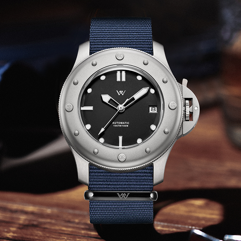 WM200 Titanium Metal Sapphire Miyota8215 100M Waterproof Classic Casual For Men