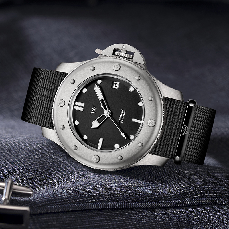 WM200 Titanium Metal Sapphire Miyota8215 100M Waterproof Classic Casual For Men