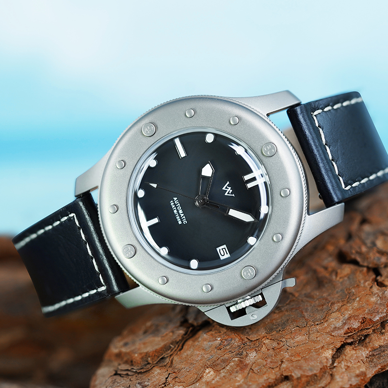 WM200 Titanium Metal Sapphire Miyota8215 100M Waterproof Classic Casual For Men