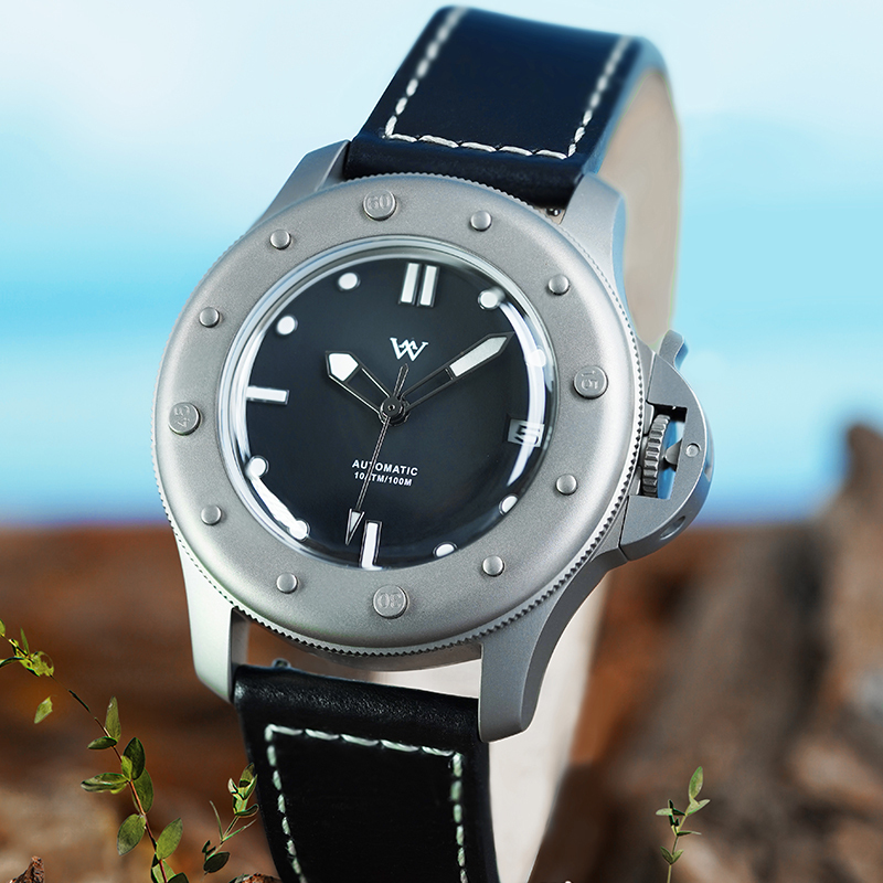 WM200 Titanium Metal Sapphire Miyota8215 100M Waterproof Classic Casual For Men