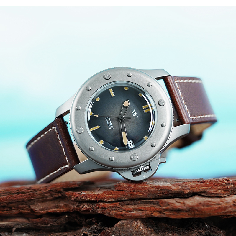 WM200 Titanium Metal Sapphire Miyota8215 100M Waterproof Classic Casual For Men