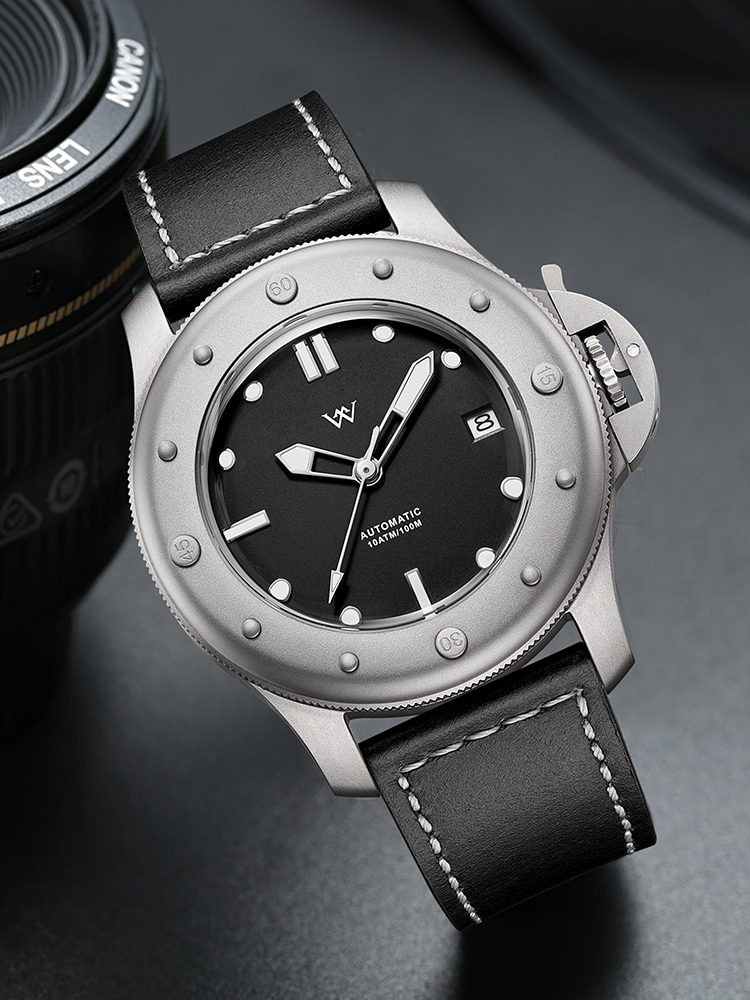 WM200 Titanium Metal Sapphire Miyota8215 100M Waterproof Classic Casual For Men