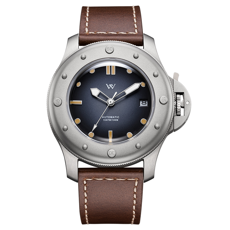 WM200 Titanium Double-Curved mineral glass 39.5mm MIYOTA8215100M Waterproof Classic Casual For Men
