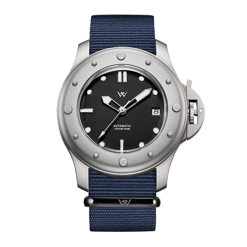 WM200 Titanium Double-Curved mineral glass 39.5mm MIYOTA8215100M Waterproof Classic Casual For Men