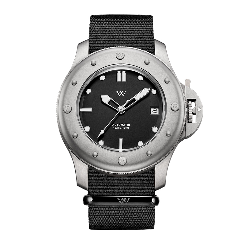 WM200 Titanium Double-Curved mineral glass 39.5mm MIYOTA8215100M Waterproof Classic Casual For Men