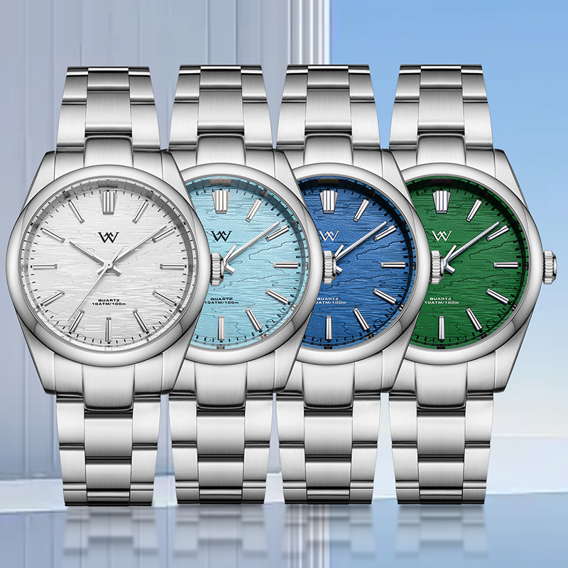 WM207 36mm Luxury Men's Watch VH31 Quartz 10Bar Men's Dress Watch