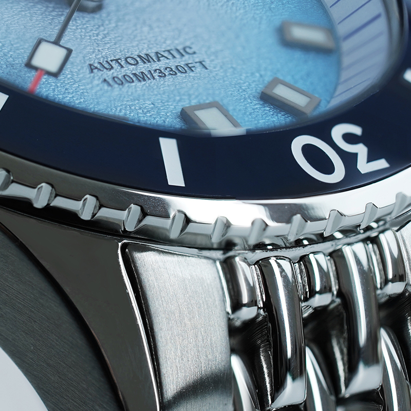 WM212 Sparkle Grain Gradient Dial Watch 41mm NH35 Sapphire Crystal Glass with AR Coating 10ATM Men's Automatic Watch