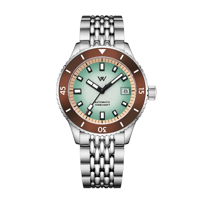 WM212 Sparkle Grain Gradient Dial Watch 41mm NH35 Sapphire Crystal Glass with AR Coating 10ATM Men's Automatic Watch