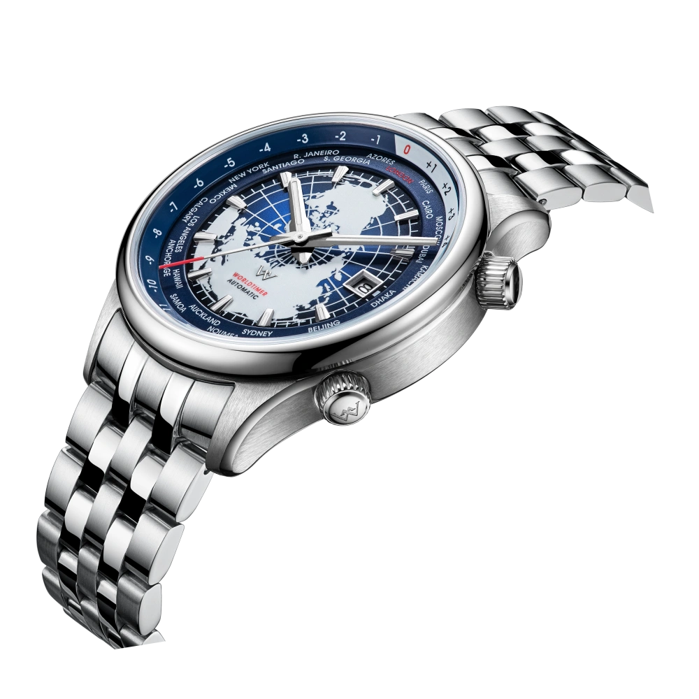 World Time Business Series Automatic Watch·steel strap