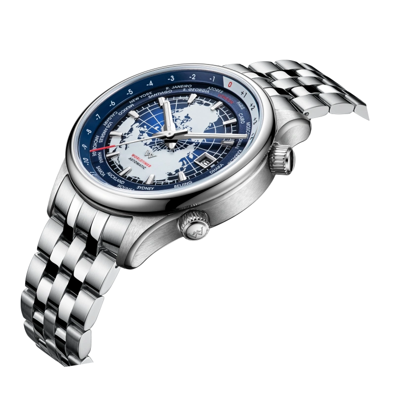 WM Watch Automatic Mechanical Men Watches High Quality Sapphire World Time Original Recognized Brand Watch For Man