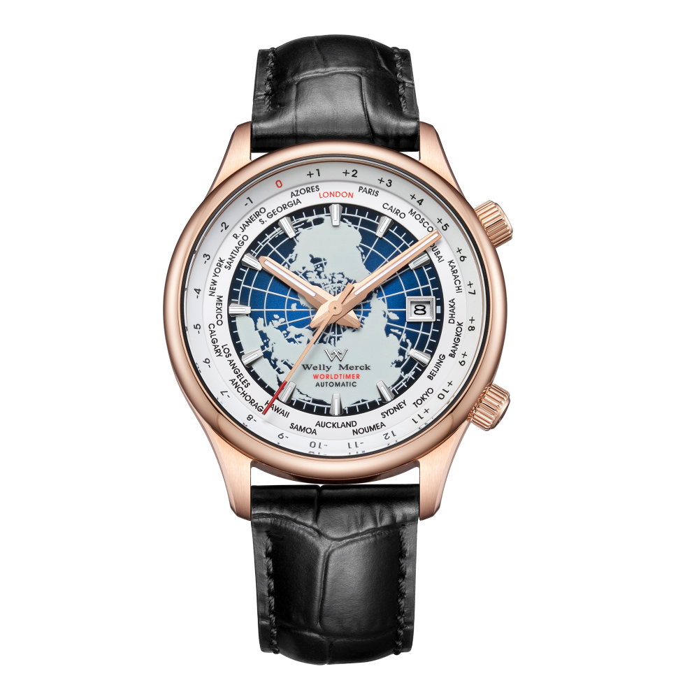 WM057 Worldtimer 41mm MIYOTA8215 Watch 10Bar Men's Automatic Watch