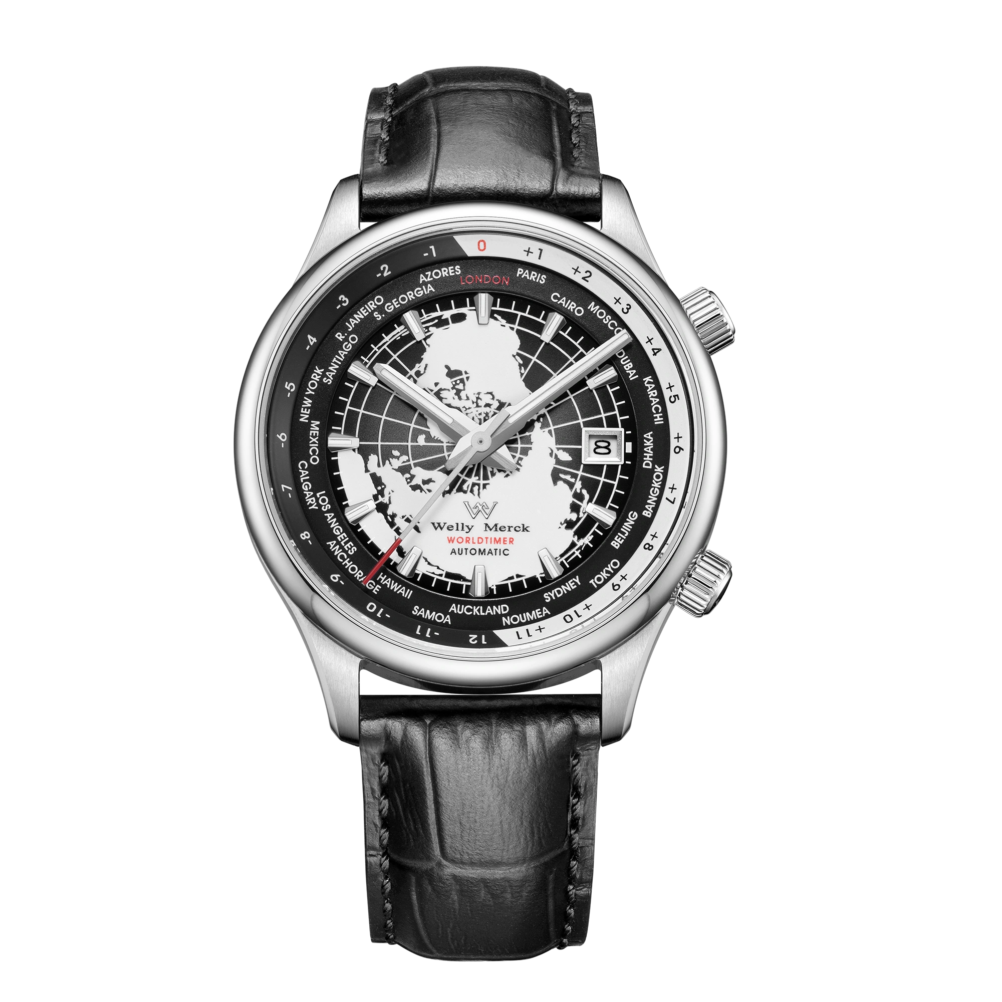 World Time Business Series Automatic Watch·steel strap