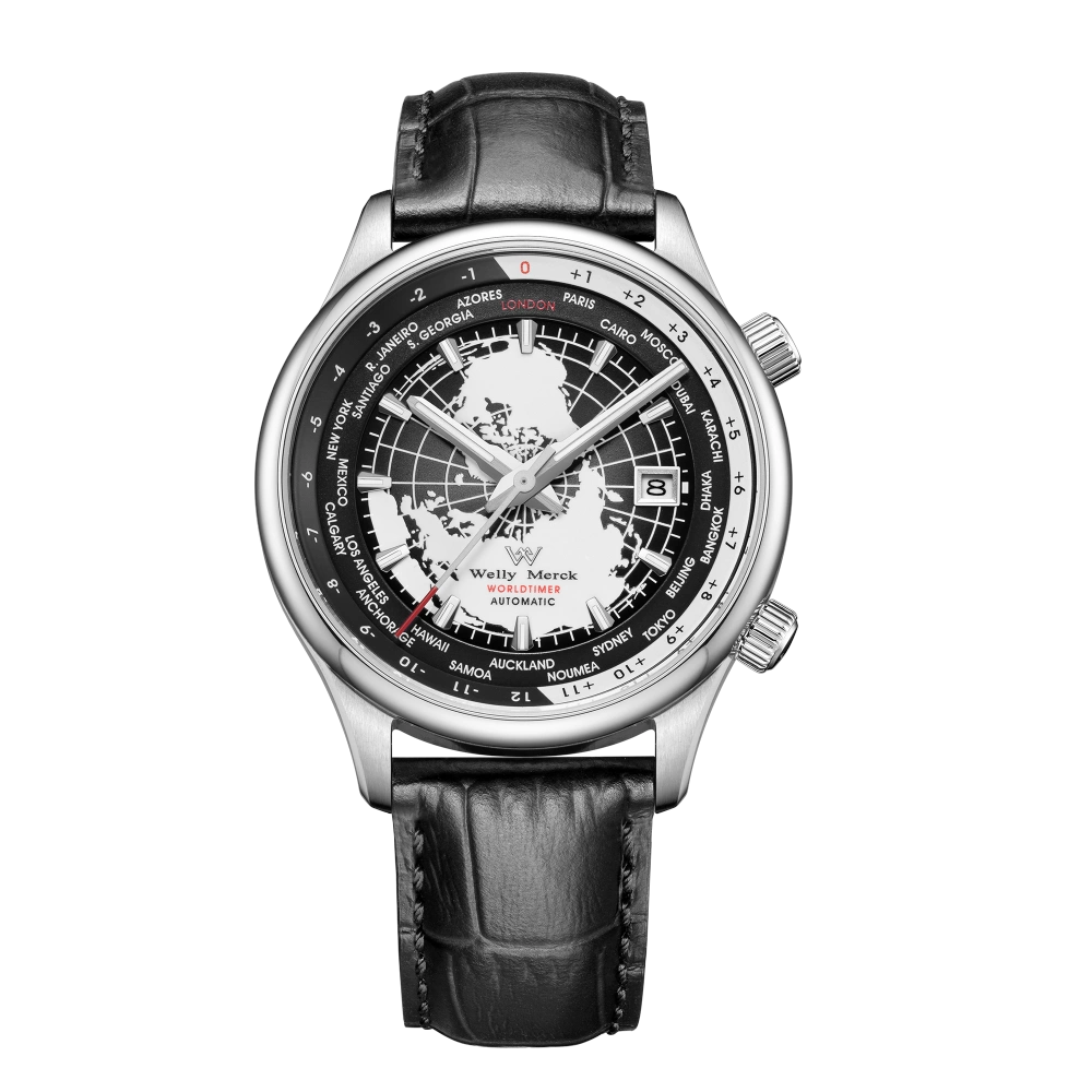 World Time Business Series Automatic Watch·steel strap