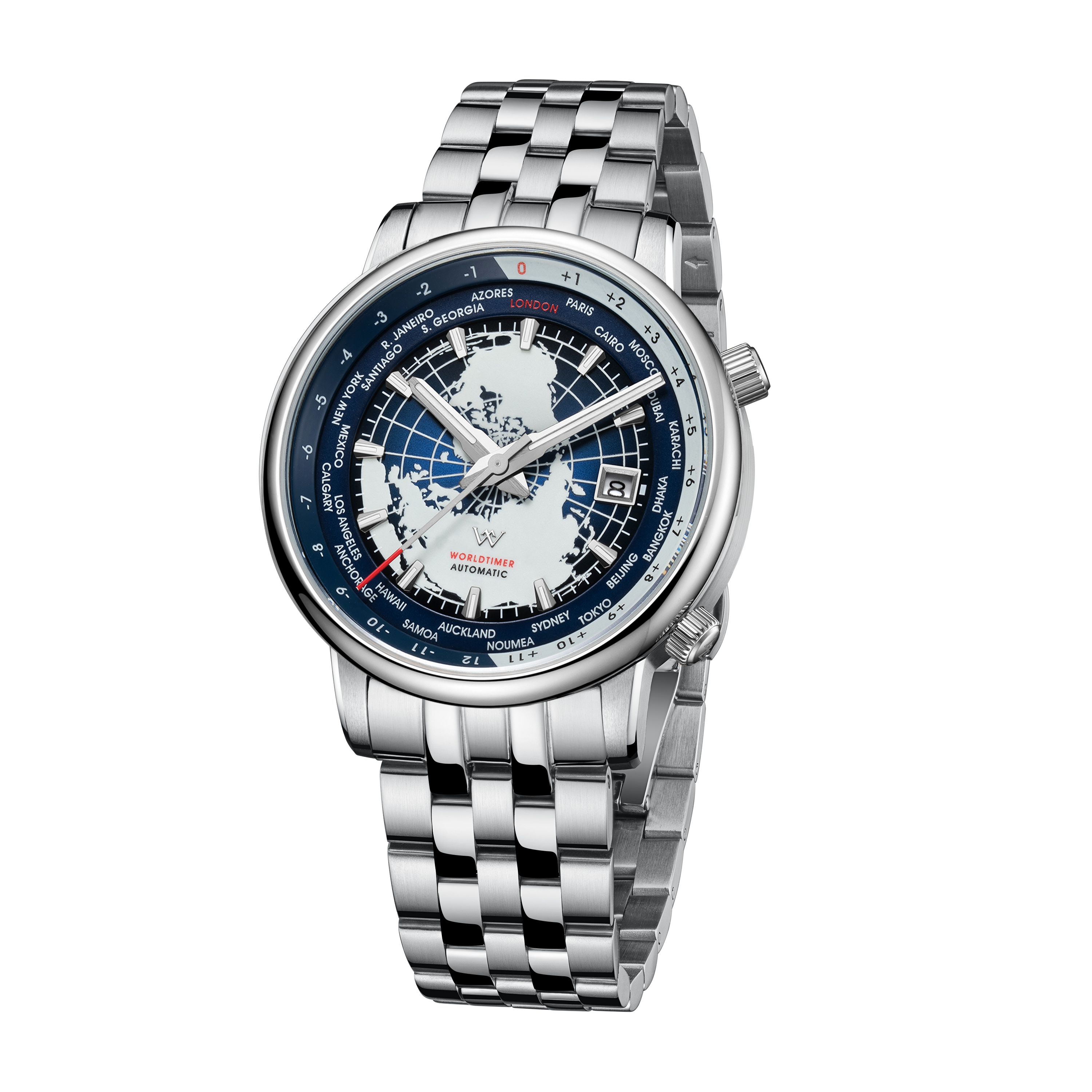 WM Watch Automatic Mechanical Men Watches High Quality Sapphire World Time Original Recognized Brand Watch For Man