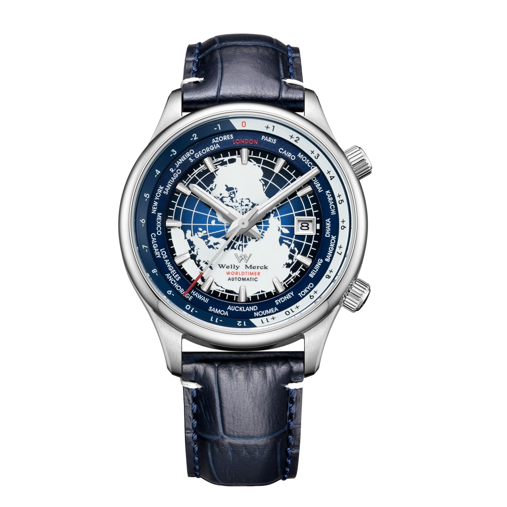 World Time Business Series Automatic Watch·steel strap