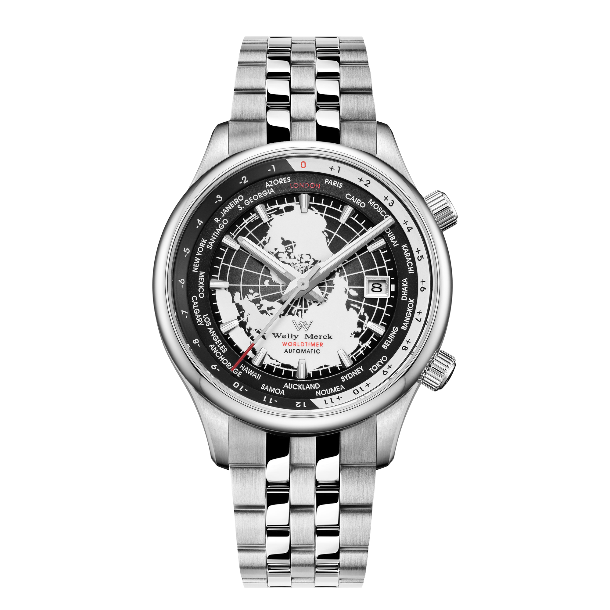 WM057 Worldtimer 41mm MIYOTA8215 Watch 10Bar Men's Automatic Watch