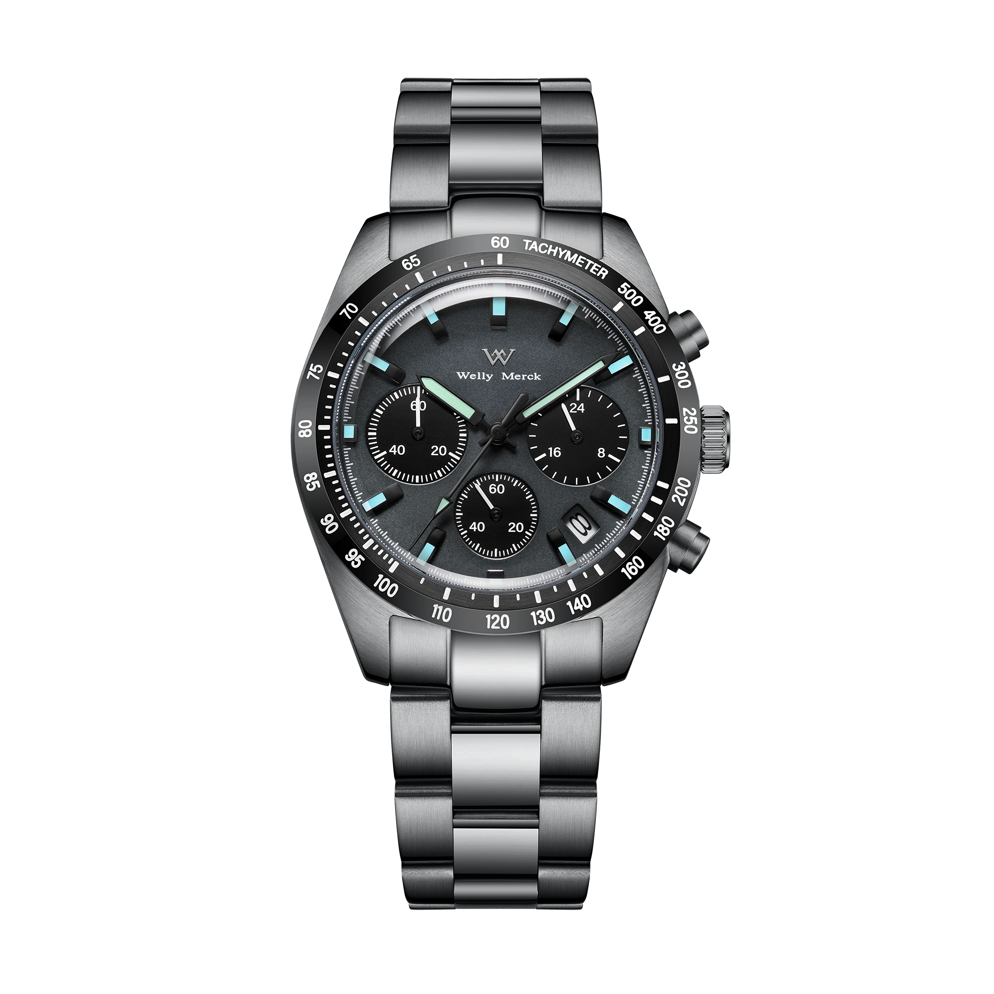 WM176 chronograph 39mm VD53 Quartz Watch 10Bar Men's Casual