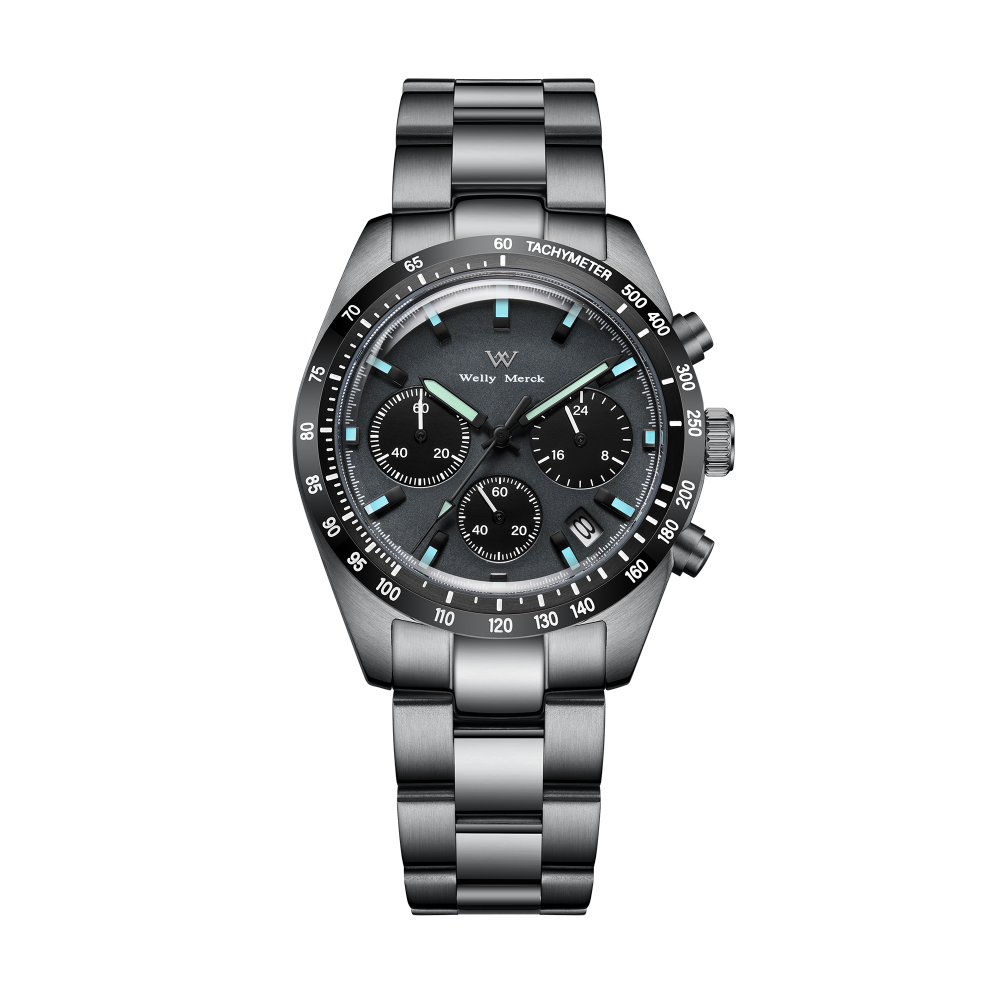 WM176 chronograph 39mm VD53 Quartz Watch 10Bar Men's Casual Classic Business Watch