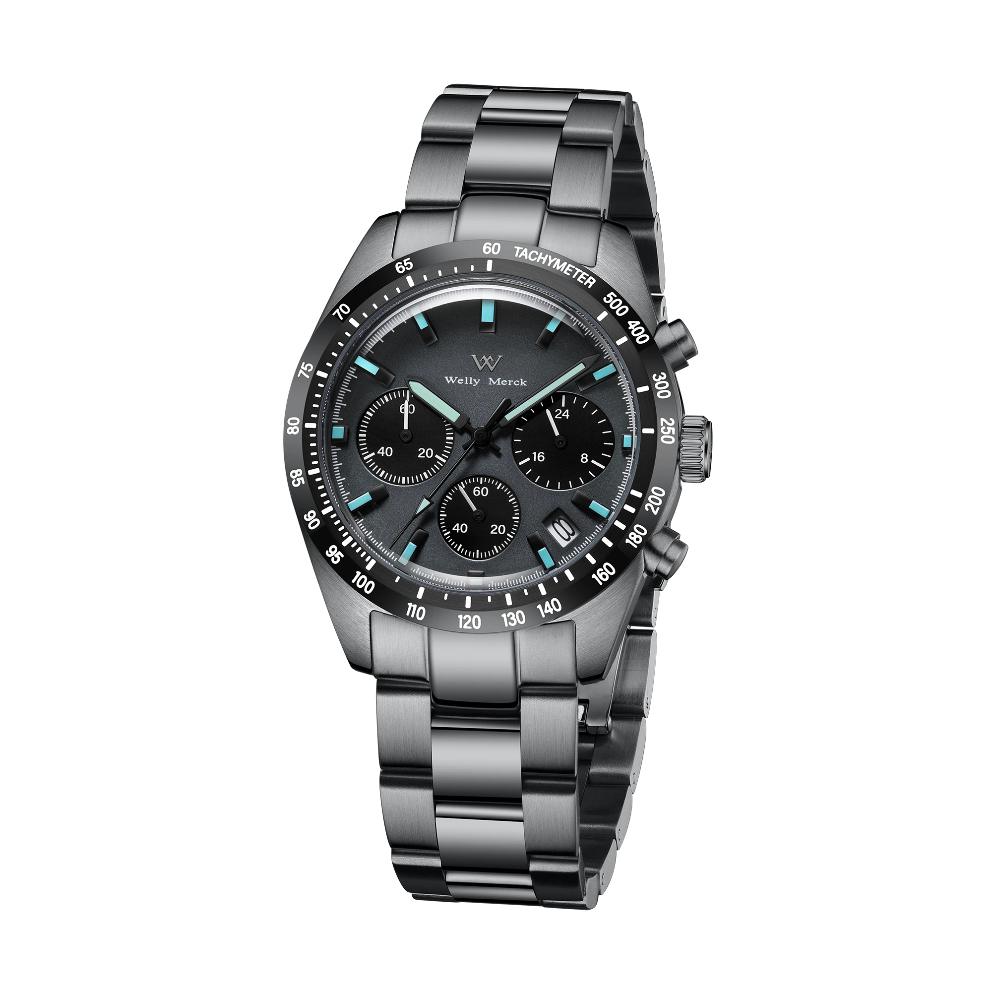 WM176 chronograph 39mm VD53 Quartz Watch 10Bar Men's Casual