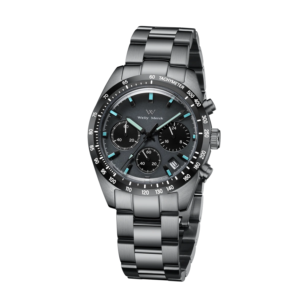 WM176 chronograph 39mm VD53 Quartz Watch 10Bar Men's Casual