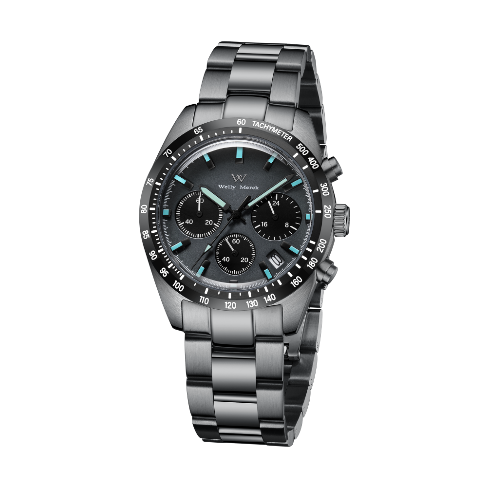 WM176 chronograph 39mm VD53 Quartz Watch 10Bar Men's Casual Classic Business Watch