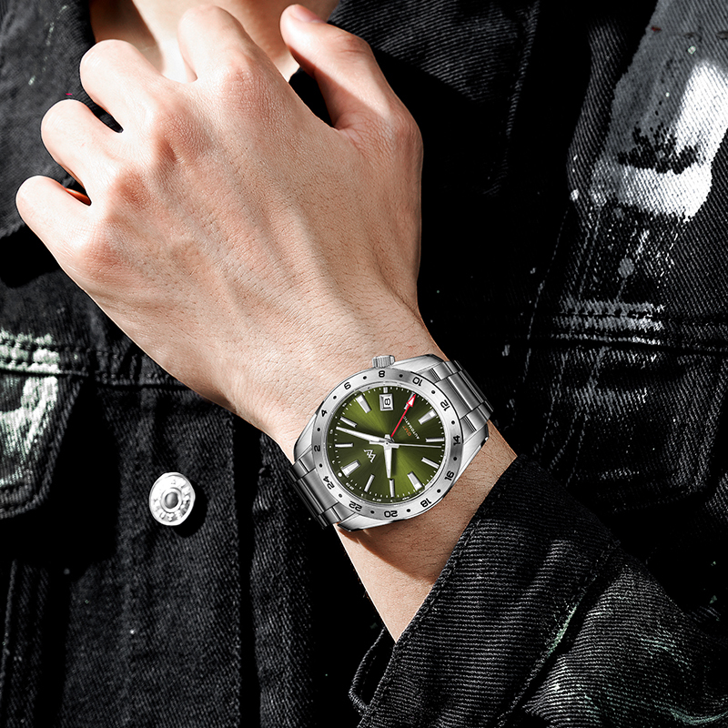 WM193 GMT Watch 40.5mm NH34 20Bar Sapphire Crystal Glass with AR Coating Men's Automatic Watch