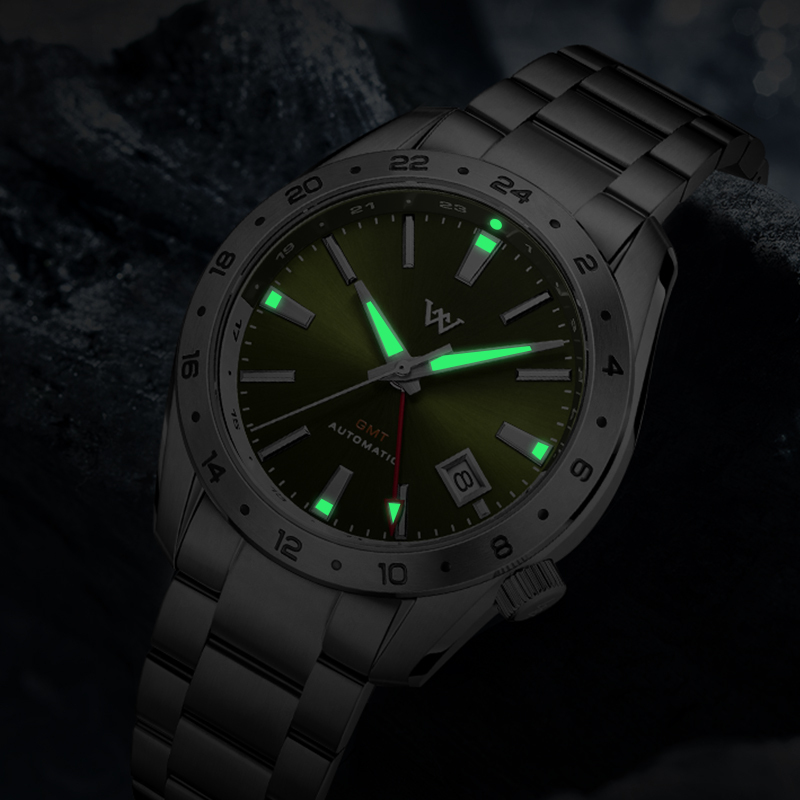 WM193 GMT Watch 40.5mm NH34 20Bar Sapphire Crystal Glass with AR Coating Men's Automatic Watch