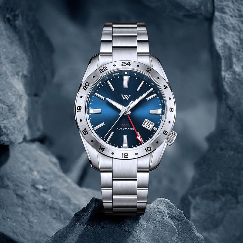 WM193 GMT Watch 40.5mm NH34 20Bar Sapphire Crystal Glass with AR Coating Men's Automatic Watch