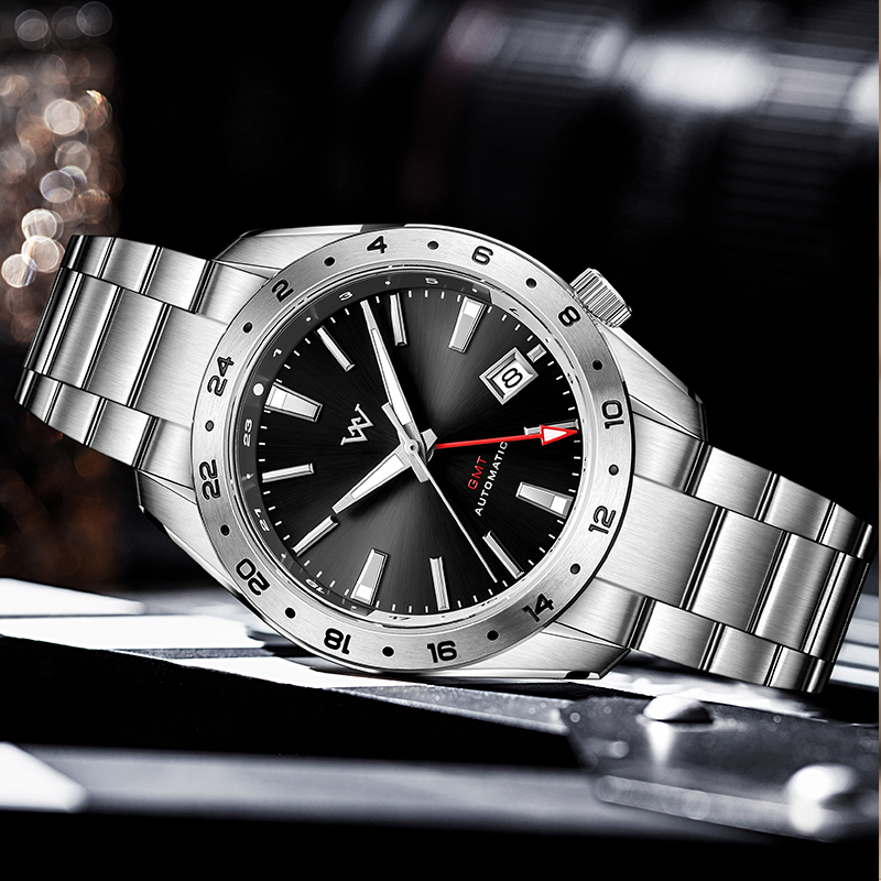 WM193 GMT Watch 40.5mm NH34 20Bar Sapphire Crystal Glass with AR Coating Men's Automatic Watch