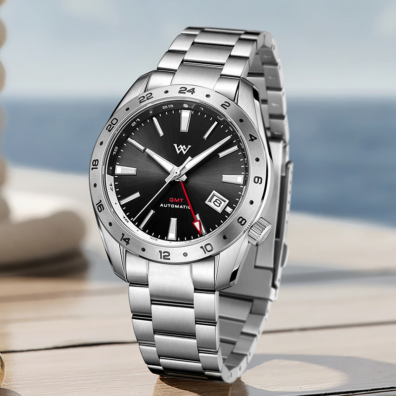 WM193 GMT Watch 40.5mm NH34 20Bar Sapphire Crystal Glass with AR Coating Men's Automatic Watch