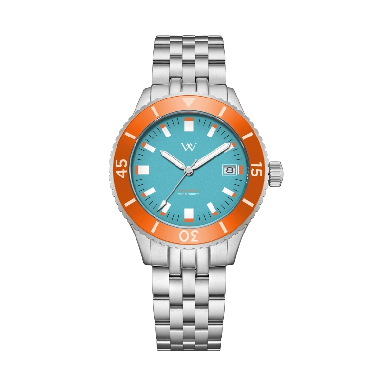 WM203 41mm NH35 Dive Watch Crystal Glass with AR Coating 20ATM Men's Automatic Watch