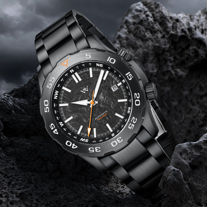 WM157 Military Watch 42mm MIYOTA8215 Dive/ Tactical Compass 10Bar Men's Automatic Watch