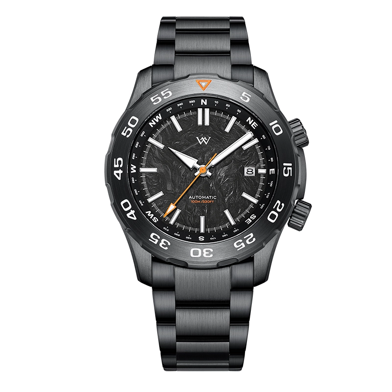 Bezel Mechanical Watch With Compass Mechanical Watch With Compass