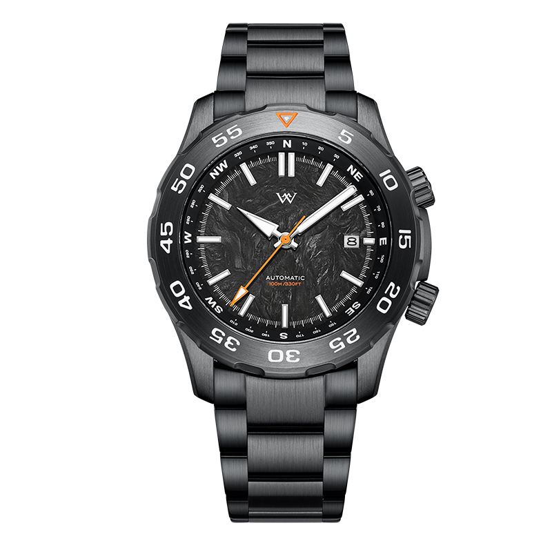 WM157 Military Watch 42mm MIYOTA8215 Dive/ Tactical Compass 10Bar Men's Automatic Watch