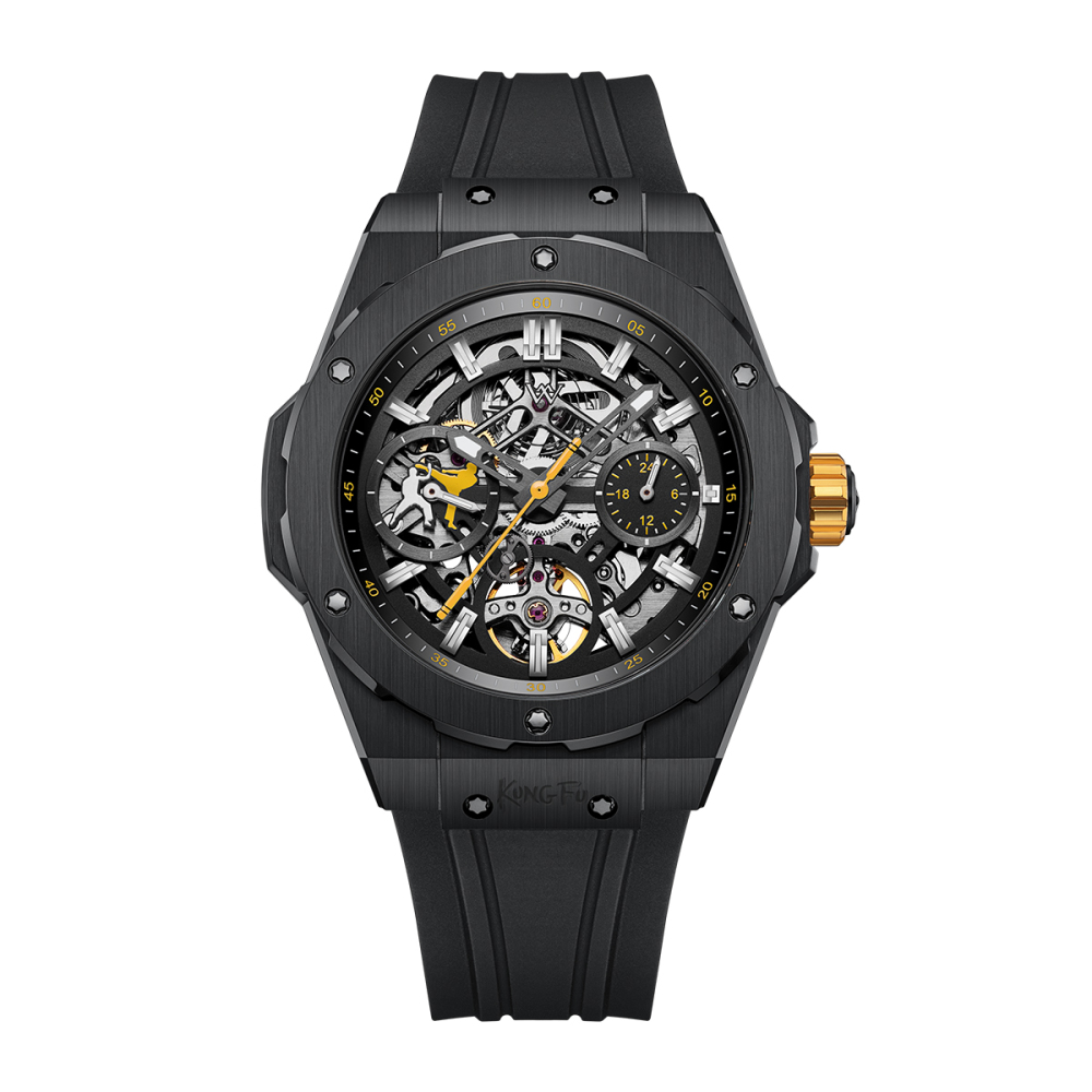 WM128 Skeleton Watch 42mm 7590A 5Bar Limited Edition Collaboration Series  Men's Automatic Watch
