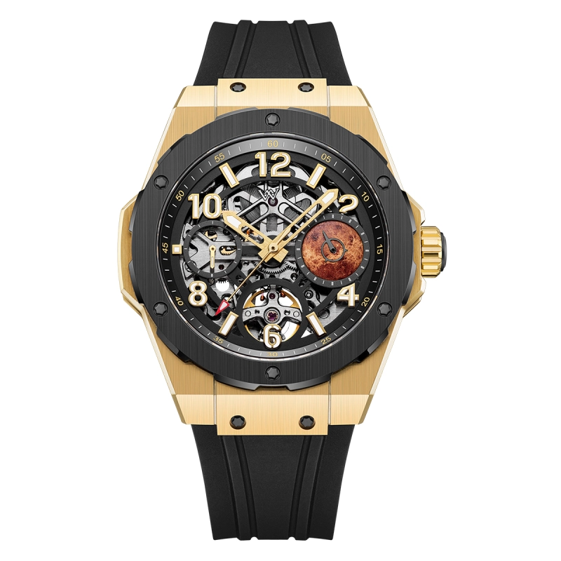 WM137 Skeleton Watch 42mm 7590A 5Bar Limited Edition Collaboration Series Men's Automatic Watch