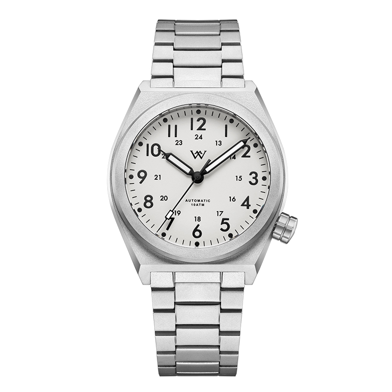 WM216 - WM Watch 36mm NH35 Sapphire Crystal Glass with AR Coating 10ATM Glass Bezel Men's Automatic Mechanical Watch