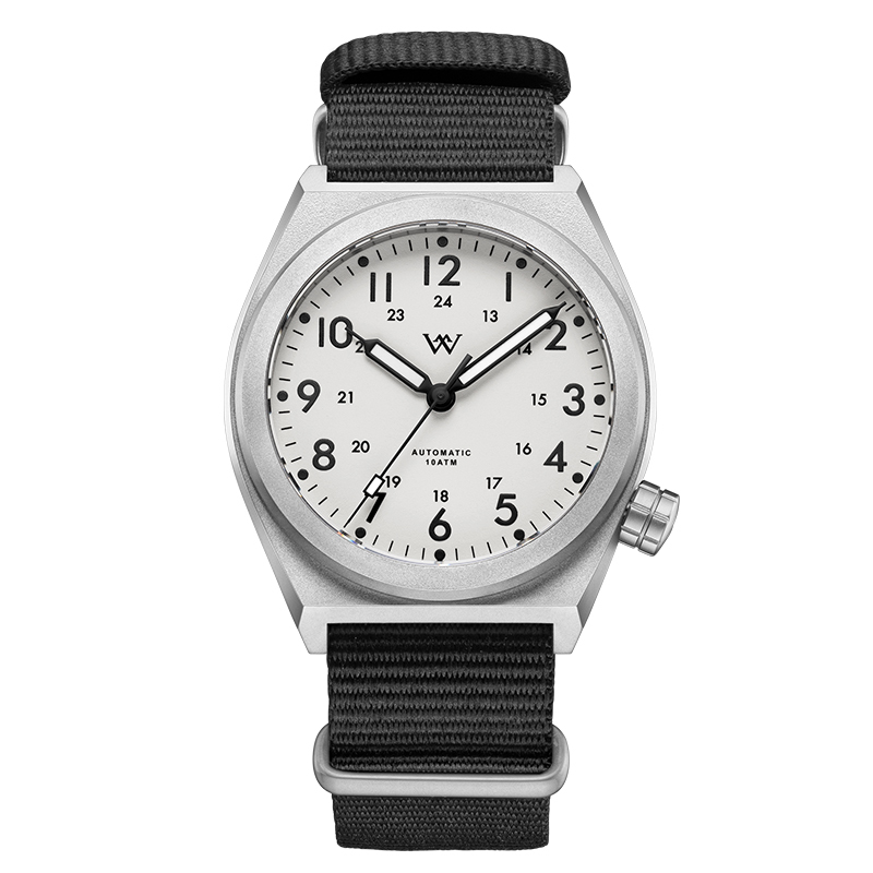 WM216 - WM Watch 36mm NH35 Sapphire Crystal Glass with AR Coating 10ATM Glass Bezel Men's Automatic Mechanical Watch